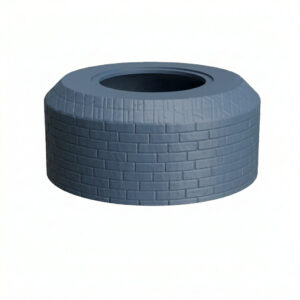 Socle de lampe - Circulaire Brique