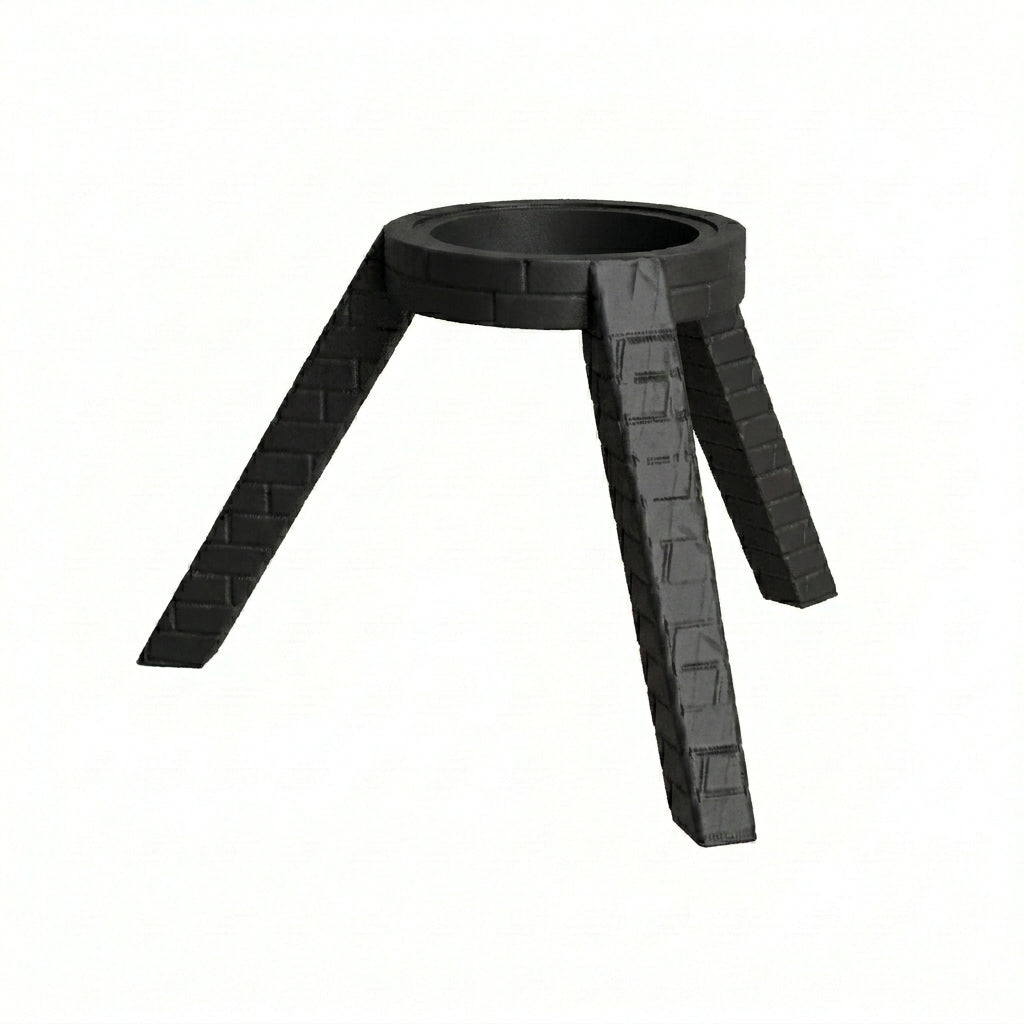 Socle de lampe - Tripod Brique - Image 3