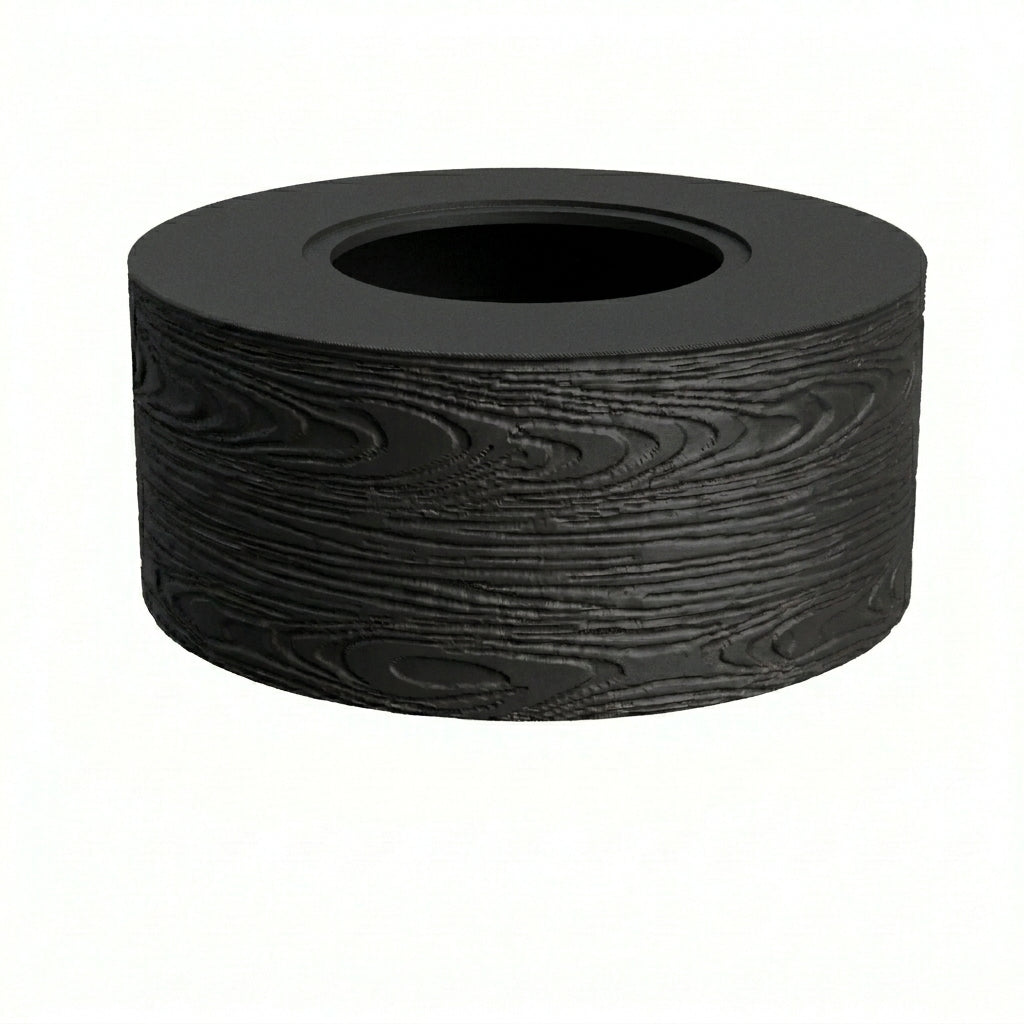 Socle de lampe - Cylindrique Wood - Image 2